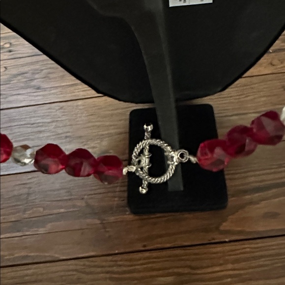 Vintage tie, brooch necklace - Picture 4 of 7